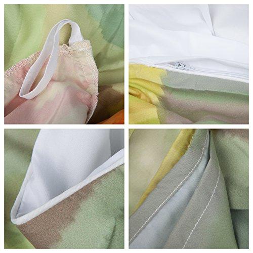 Prime Leader 4 Pcs Bedding Set-Nautical Navy Blue Anchor Grey White Chevron Zig Zag Ripple Duvet Cover Set Ultra Soft and Easy Care Sheet Quilt Sets with Decorative Pillow Covers for Children Kids Adults-Twin