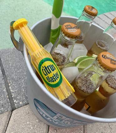 Simposh Simposh Lemon & Lime Wedge Slicer With Citrus Blaster For Corona Bottled Beer