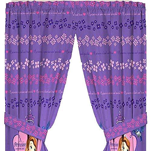 Disney Disney Junior Sofia the First Princess Drapes Panels Curtains, Set of 2 (42" x 63")