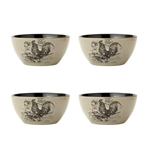 Pfaltzgraff Pfaltzgraff Homespun Rooster 16-Piece Dinnerware Set, Service for 4 Brown