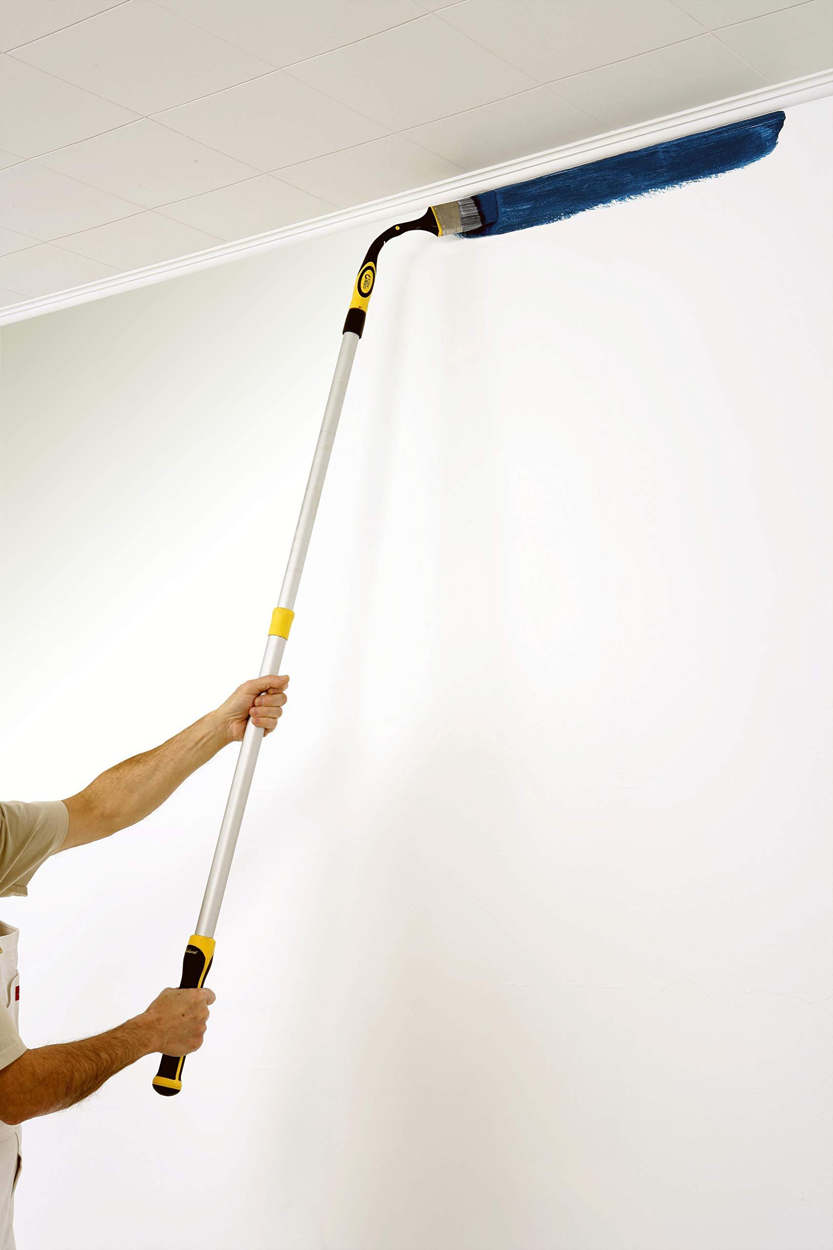 Richard Richard 80833 Goose Neck Angular Paint Brush with Flexible Soft Grip Handle, 2-1/2"