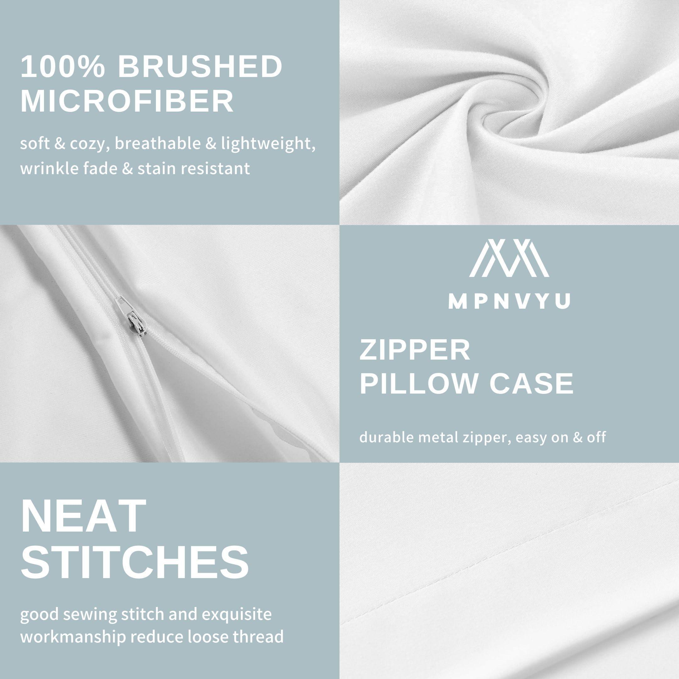 MPNVYU MPNVYU Tie Dye Sheets Twin XL Size, Purple Pink Bed Sheets & Pillowcases 3 Piece Set, Deep Pocket Fitted Sheet & Flat Sheet & Pillowcase, Soft Wrinkle Free Decorative Bedding