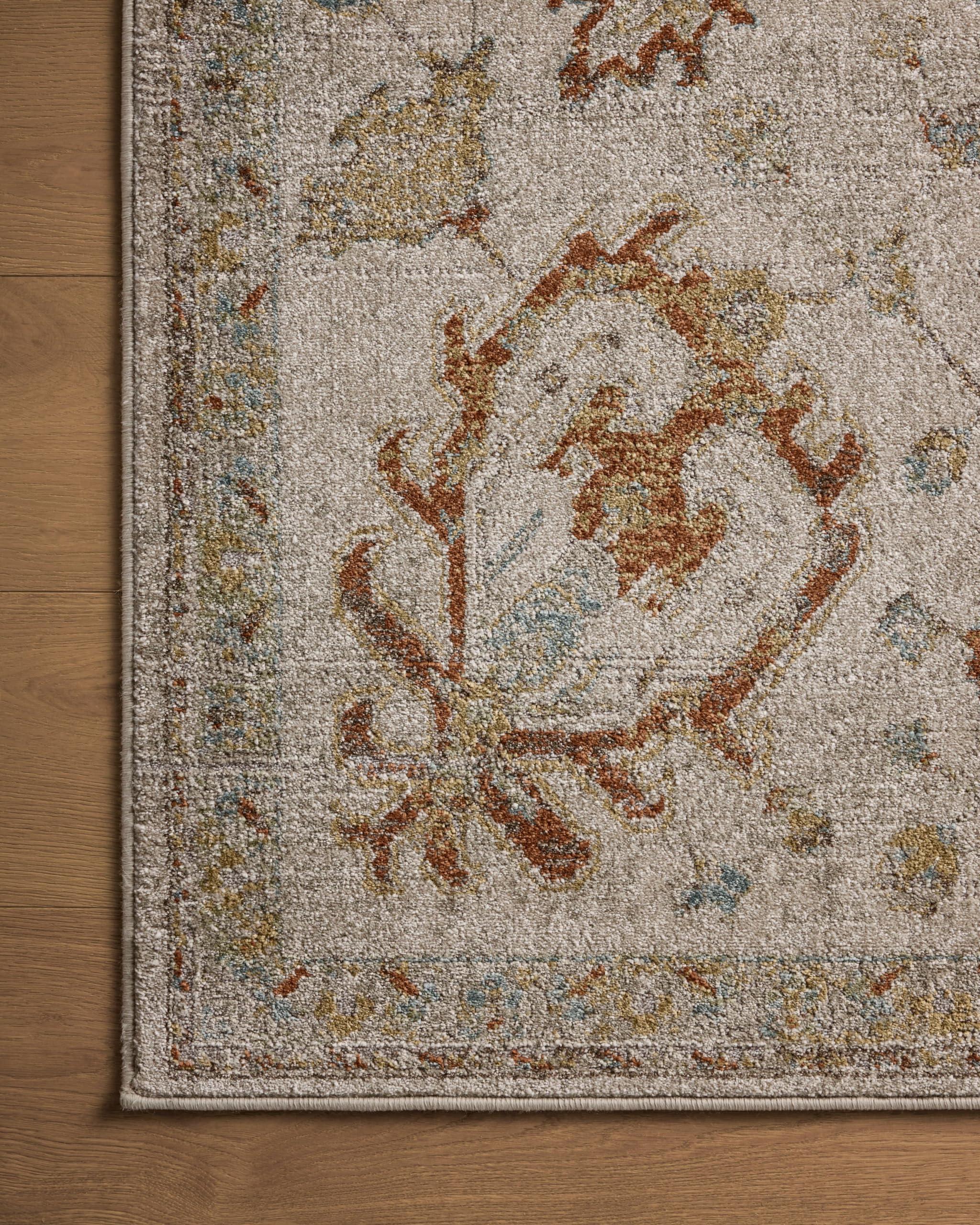 Loloi Loloi Magnolia Home by Joanna Gaines Mona Collection MOA-02 Oatmeal/Multi 7'-6" x 10' Area Rug