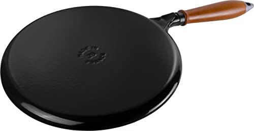 STAUB Staub Cast Iron 11-inch Crepe Pan with Spreader & Spatula - Matte Black