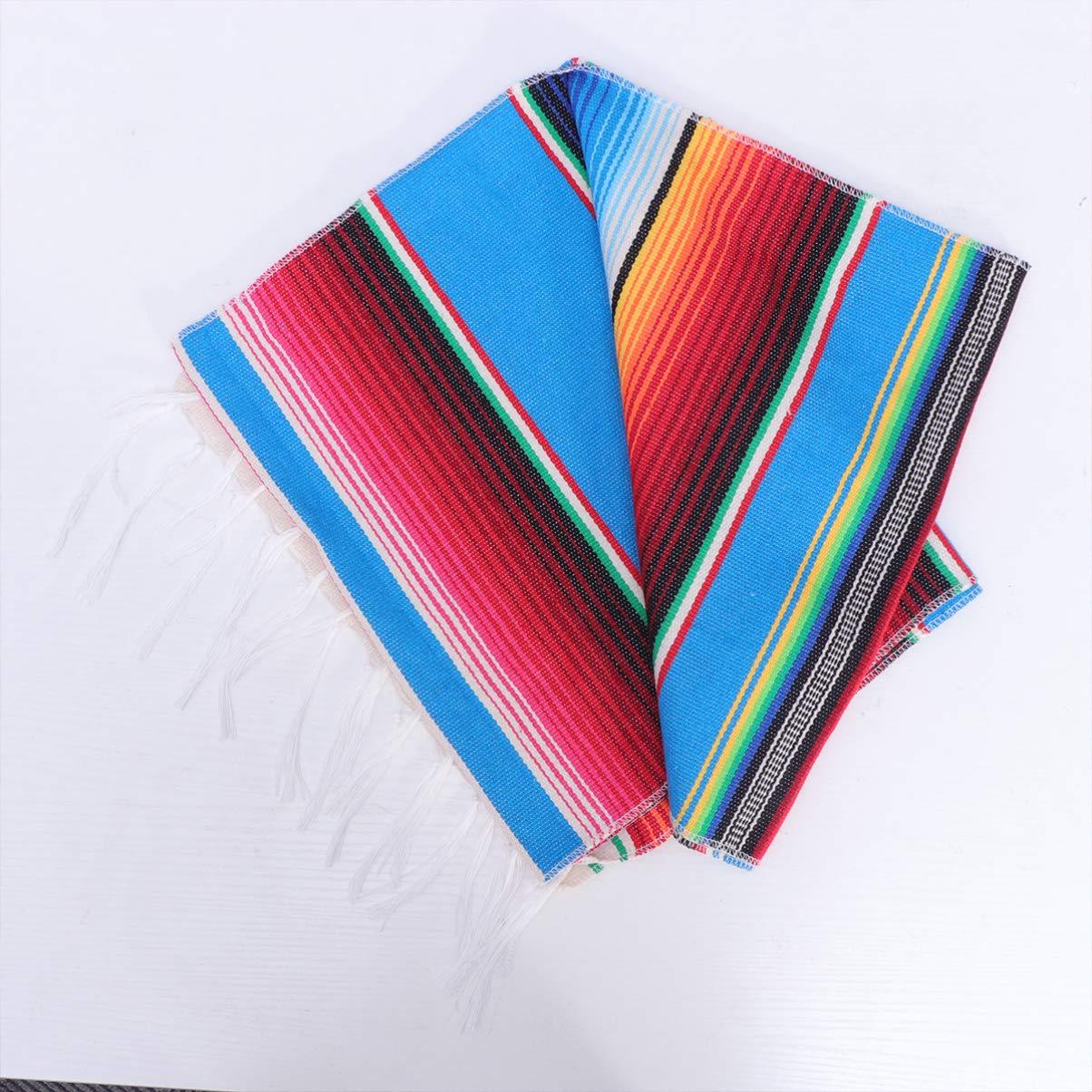 HAKIDZEL HAKIDZEL Mexican Table Decorations Dining Table Runner zarape Table Runners Custom Table Runner Outdoor Table Runner Serape Runner Mexican Blanket Table Runner Table Cloth Long Table Coffee