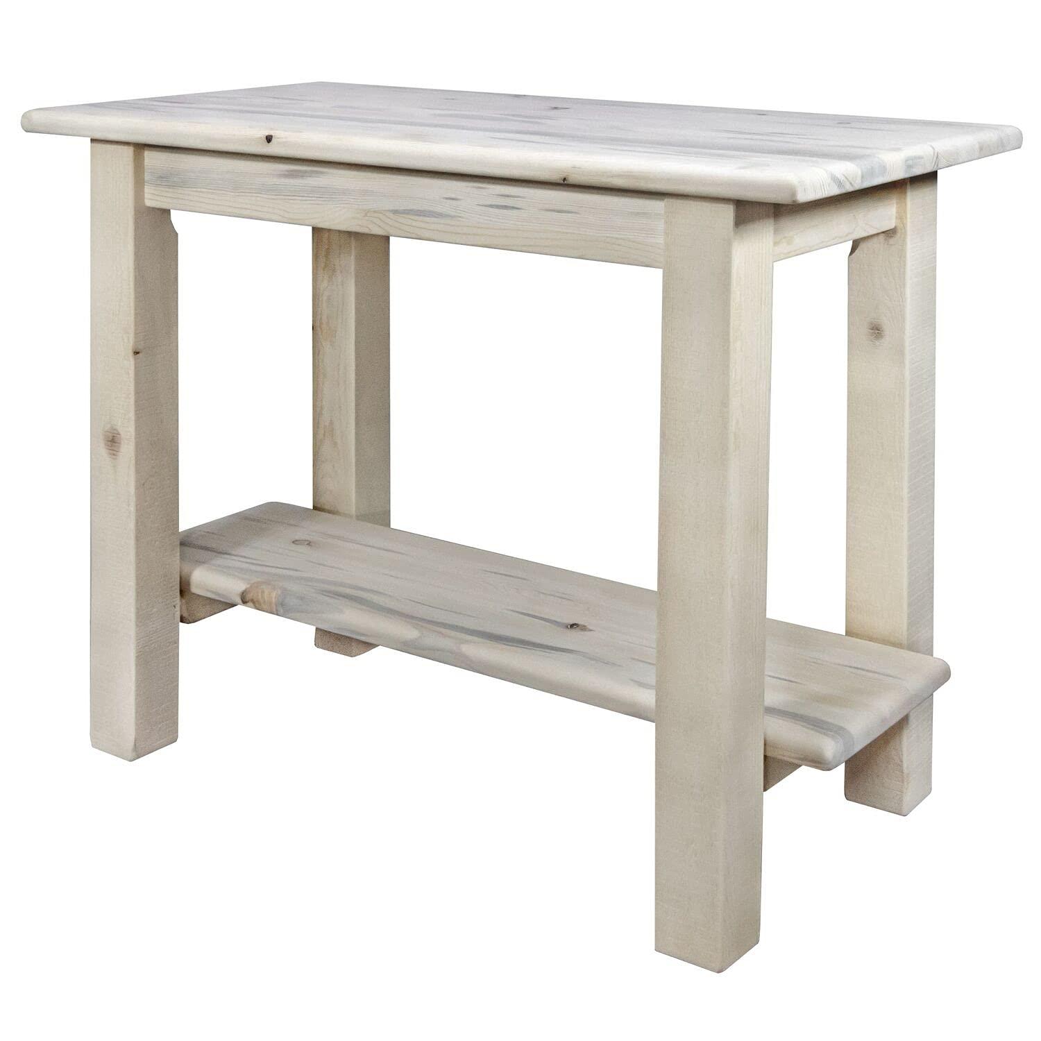 Montana Woodworks Montana Woodworks Homestead Collection Console Table with Shelf, Ready to Finish