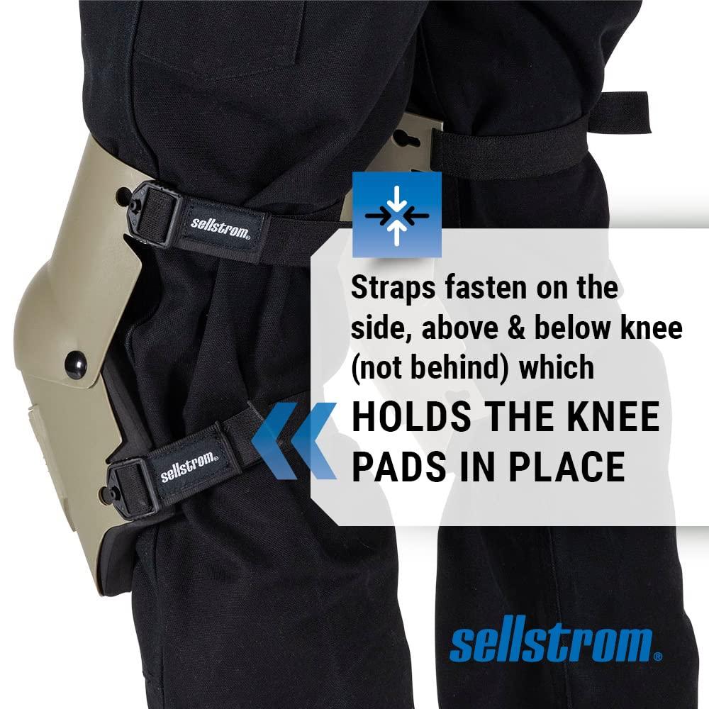 Sellstrom Sellstrom Ultra Flex III KneePro Knee Pads for Construction, Gardening, Roofing, Work, Flooring - Pro Protection & Comfort for Men & Women (Multiple Colors)