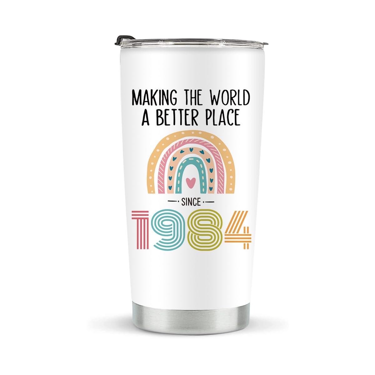 kdxpbpz 41st Birthday Gifts for Women, Tumbler 20 oz Stainless Steel Vacuum Insulated Tumblers, 1983 Birthday Gifts for Women, 41 Year Old Birthday Gifts, 41st Birthday Gift Ideas, 41st Birthday Tumbler