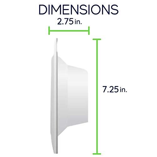 Four-Bros Lighting Four-Bros Lighting SB30/WHT/6PK 6 Inch Light Cover Baffle Trim, White