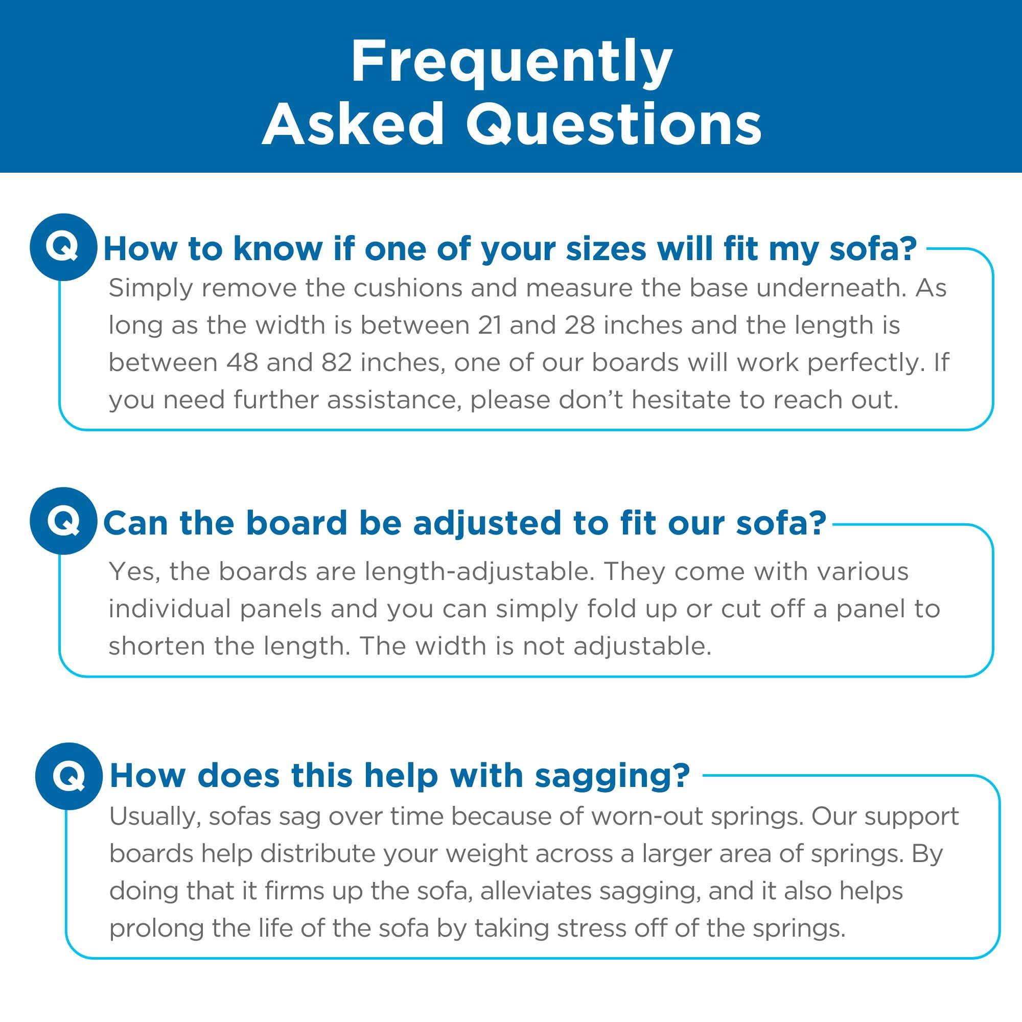 Meliusly Meliusly Heavy Duty Couch Cushion Support for Sagging Cushions (21x79) Reinforced Wood Sofa Cushion Support Board for Sagging Seat, Deep Couch Supporter for Under The Cushions, Loveseat Saver