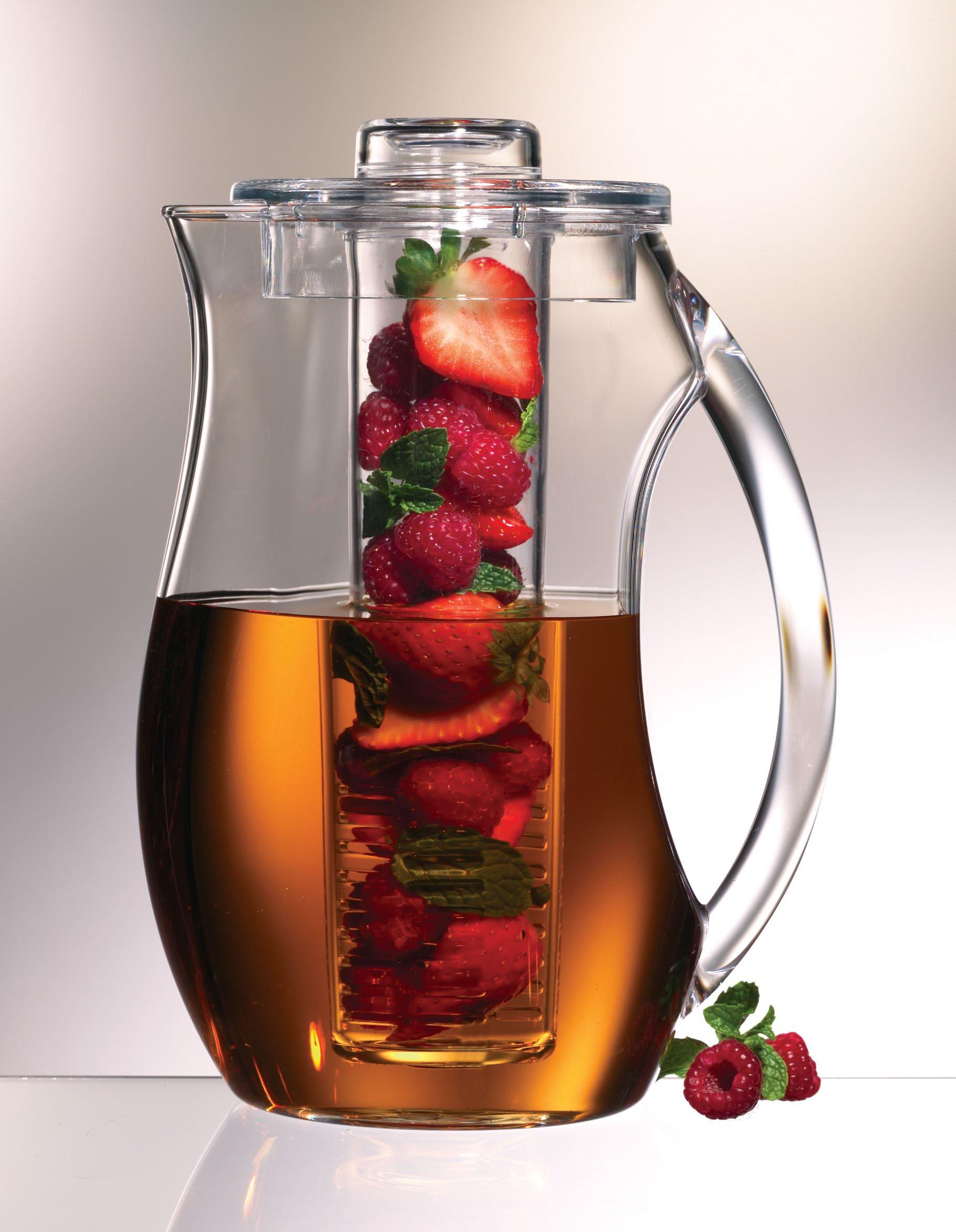 Prodyne Prodyne Fruit Infusion Flavor Pitcher, Clear, 93 oz.
