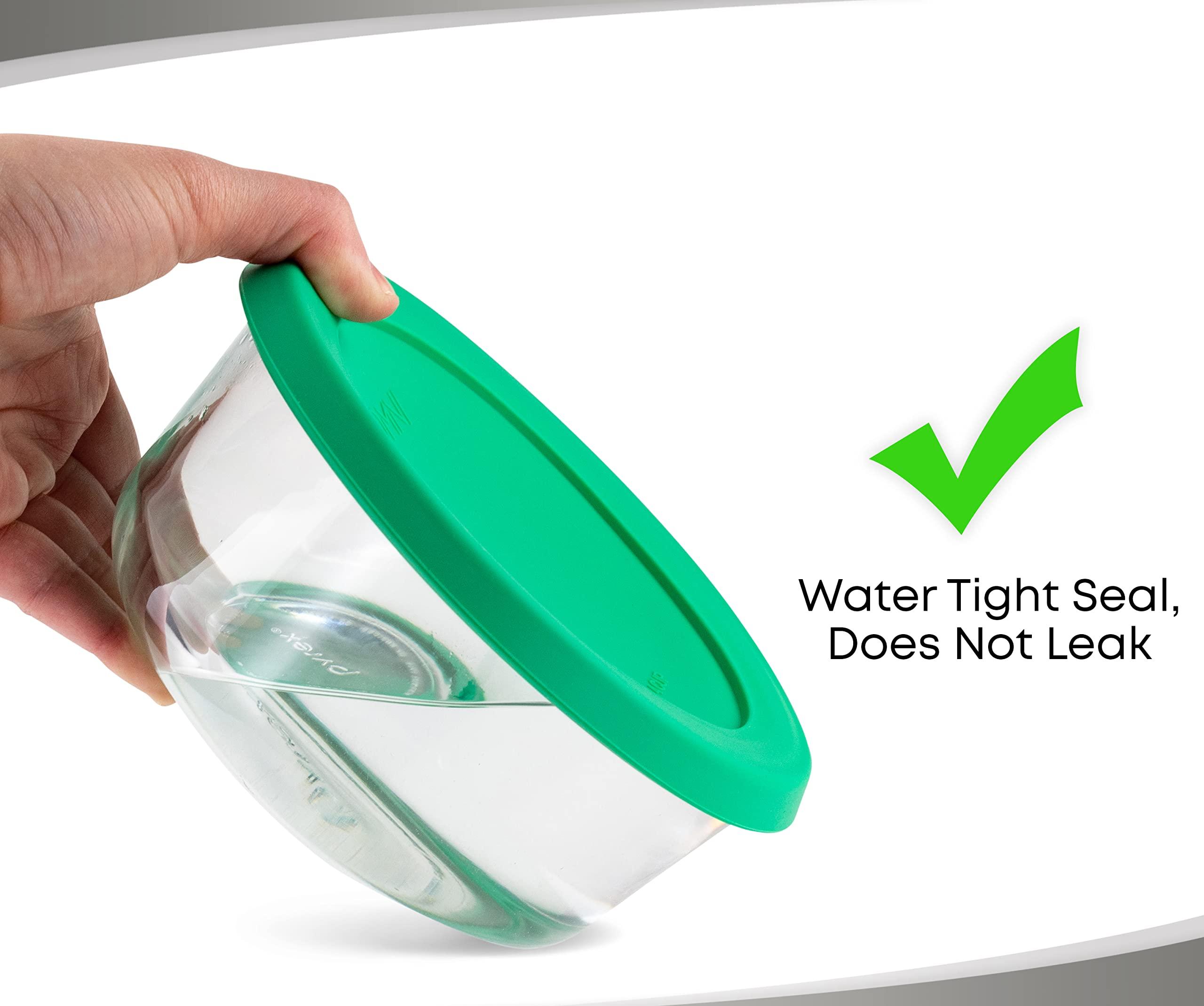 Generic OMNI 4 Cup Silicone Lid Green 2 Pack