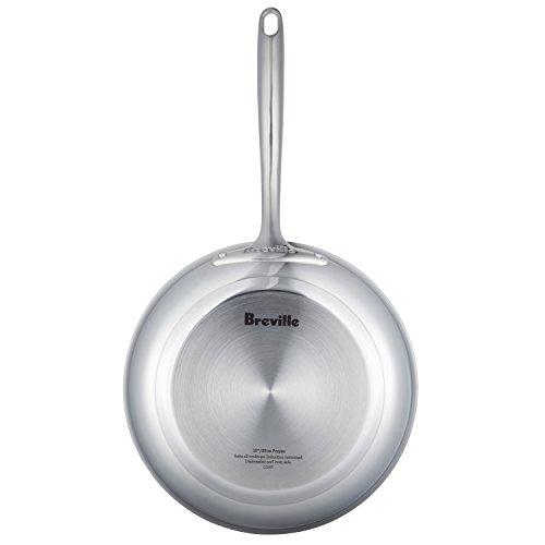 Breville Breville Thermal Pro Stainless Steel Frying Pan / Fry Pan / Stainless Steel Skillet - 10 Inch, Silver