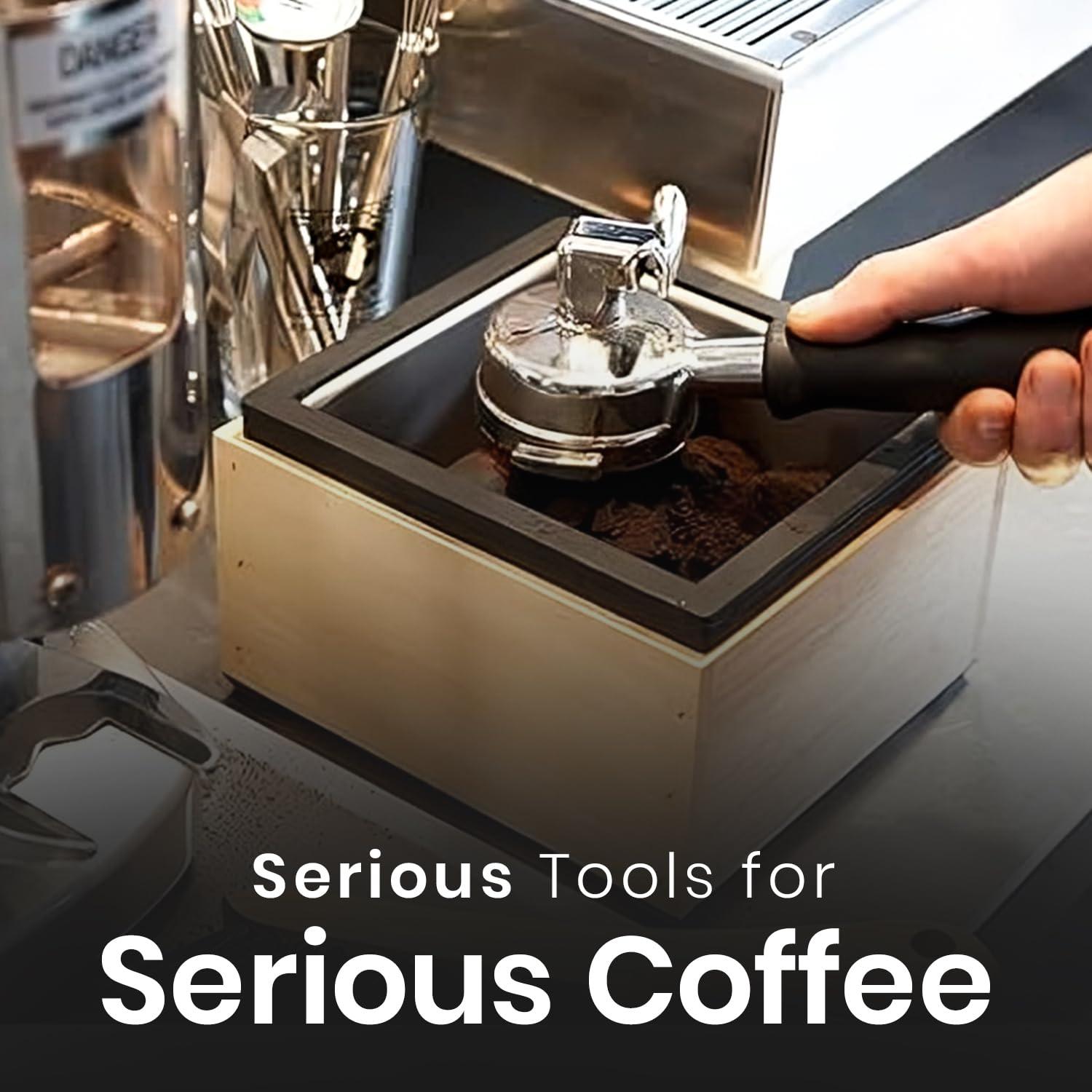 Rattleware Rattleware Stainless Maple Holder Knock Box - Perfect for Home, Cafe, Restaurant, Hotel, Office, or Commercial Establishment - Heavy Duty Knock Box Trusted By Baristas Worldwide (6 x 5.5 x 4)