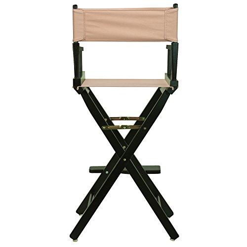 Casual Home Casual Home 30" Director's Chair Black Frame-with Tan Canvas, Bar Height