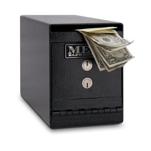 Mesa Safe Mesa Safe Company Model MUC2K Undercounter Depository Safe with Dual Key Lock, Dark Gray