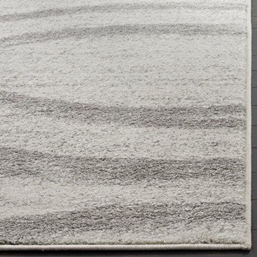 Safavieh SAFAVIEH Adirondack Collection Area Rug - 6\' x 9\', Cream & Grey, Modern Wave Distressed Design, Non-Shedding & Easy Care, Ideal for High Traffic Areas in Living Room, Bedroom (ADR125C)
