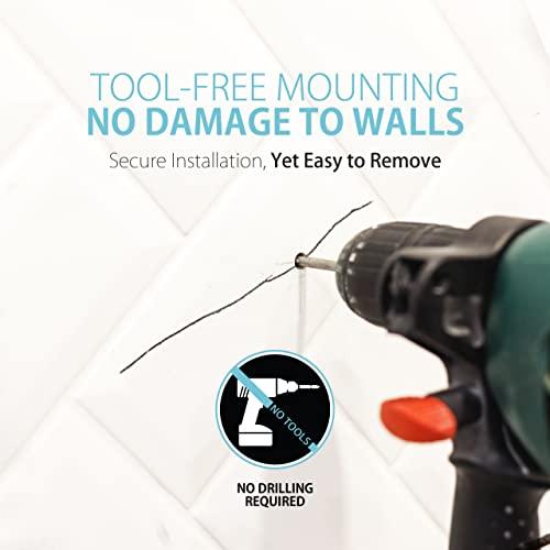 Better Living Better Living Products Aviva Shower Dispenser 3, Shampoo and Soap Dispenser, 3 x 11 fl. oz. Chrome, 11.2 x 3.5" x 7"