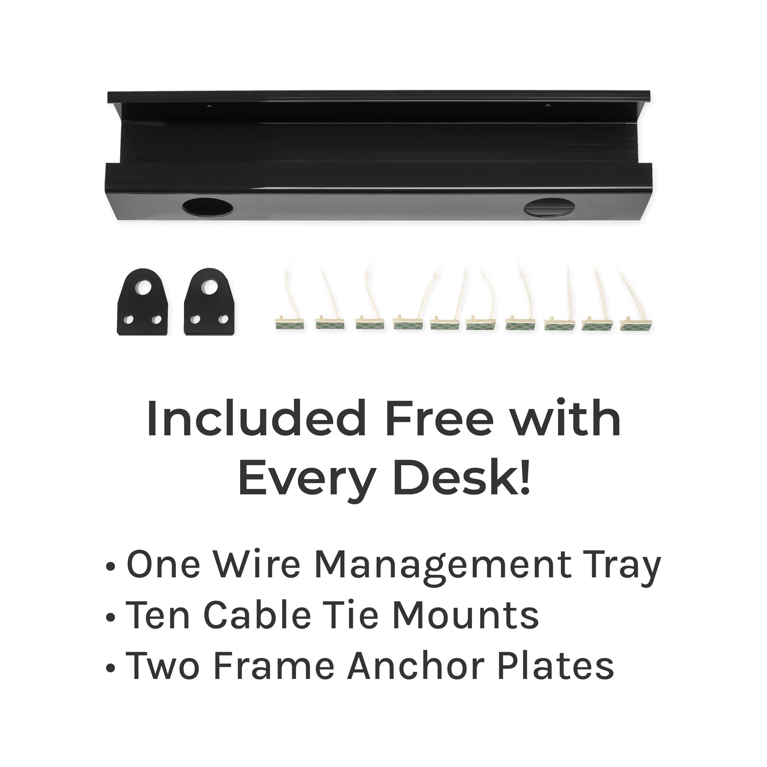 UPLIFTDESK Uplift Bamboo Curve (60 x 30 inch) Electric Standing Desk V2-Commercial (White) 4-Leg Adjustable Stand Up Desk, Advanced Keypad, Wire Grommets, Wire Management Tray, Bamboo Rocker-X Board