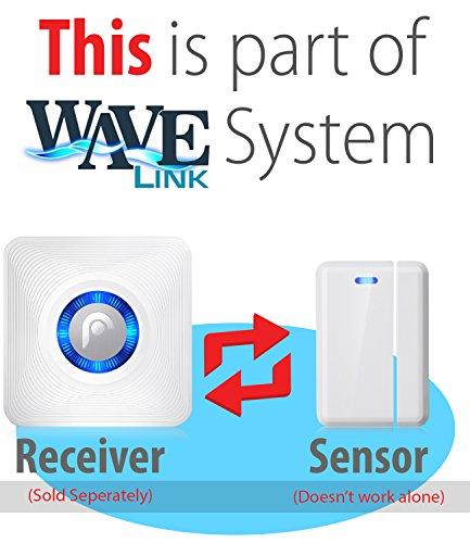 Fosmon Fosmon WaveLink 51018HOM Add-On Door Contact Sensor Unit (No Receiver) - White