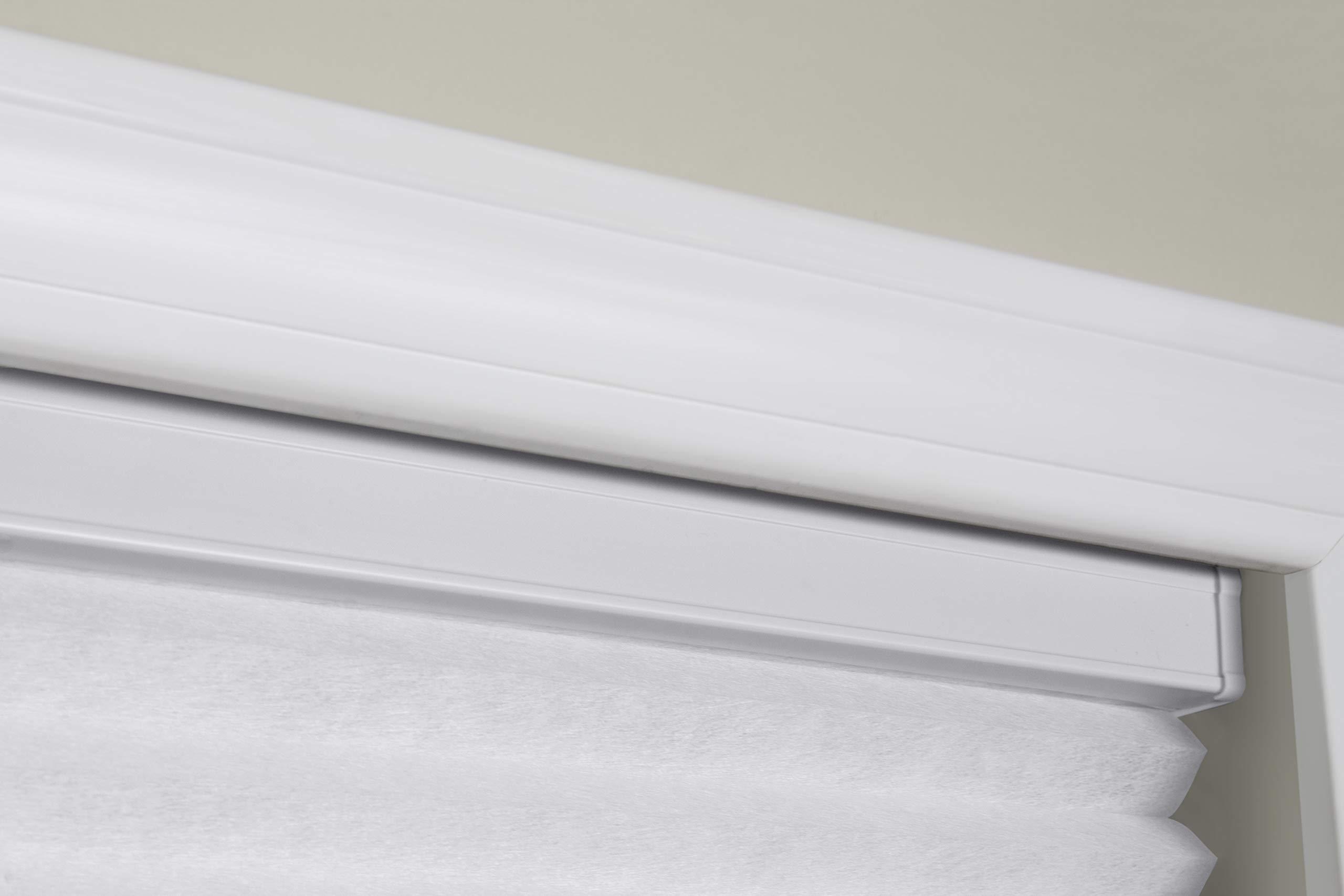 Arlo Blinds Arlo Blinds Single Cell Light Filtering Cordless Cellular Shades, Color: Pure White, Size: 48" W x 84" H