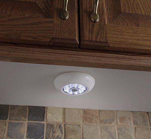 LIGHT IT! by Fulcrum LIGHT IT! by Fulcrum 30014-303 9 LED Wireless Anywhere Stick On Tap Light, 6 Pack, Black