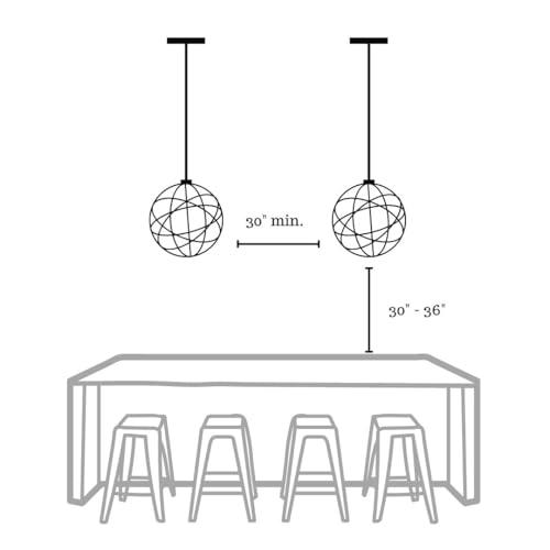 Quoizel Quoizel Gathering 1-Light Mystic Black Mini Pendant Light