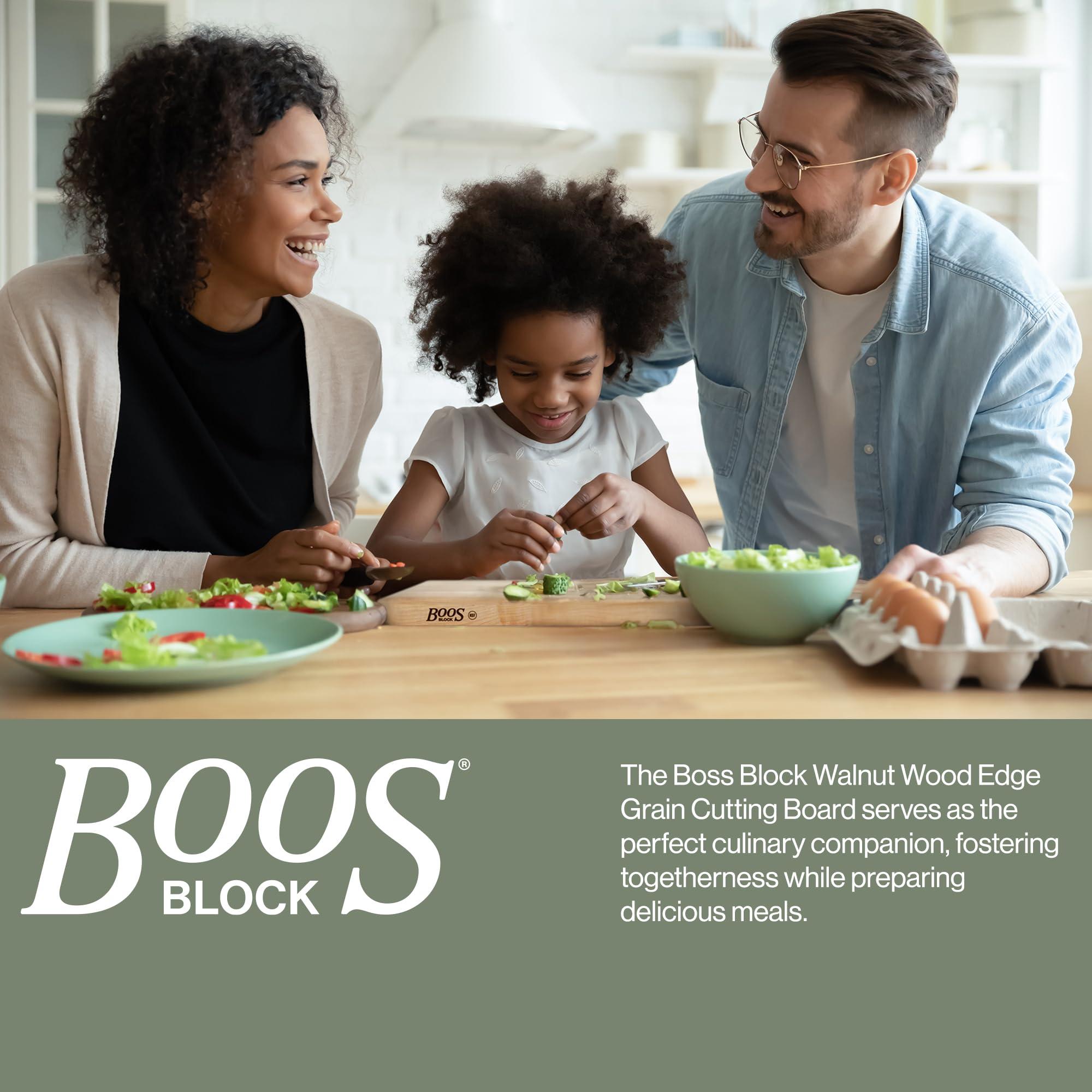 John Boos John Boos Block R-Board Reversible Wood Cutting Board, 24\"x18\"x1.5\", Walnut