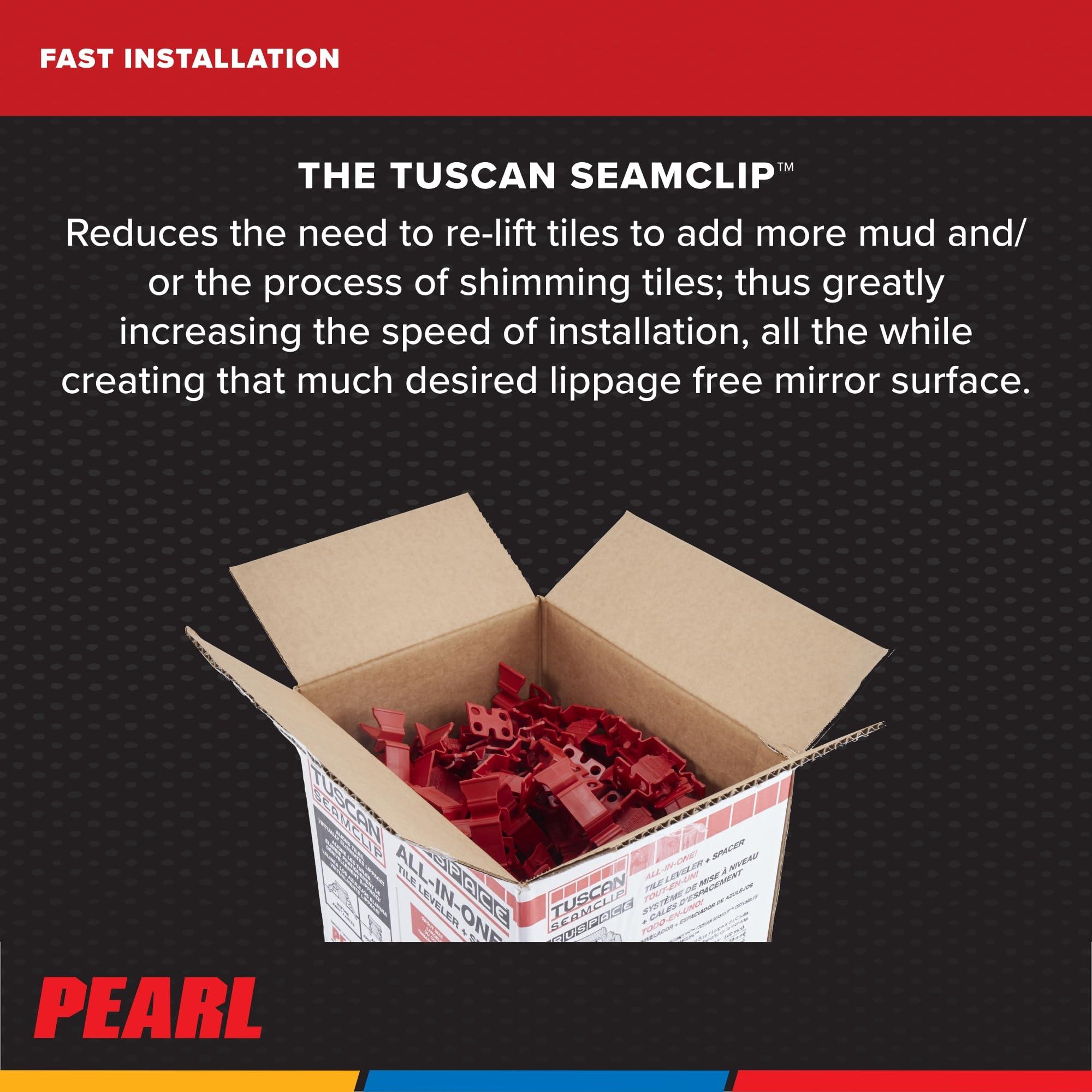 Tuscan Tuscan Seamclip Blue 150 pc Box #TSC150B For Tile 1/4\'\' but less than 3/8\'\' thick