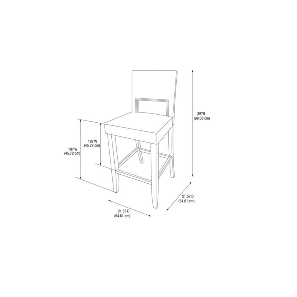 Home Square Home Square 2 Piece 30\" Height Wood Bar Stool Set in Agean Blue