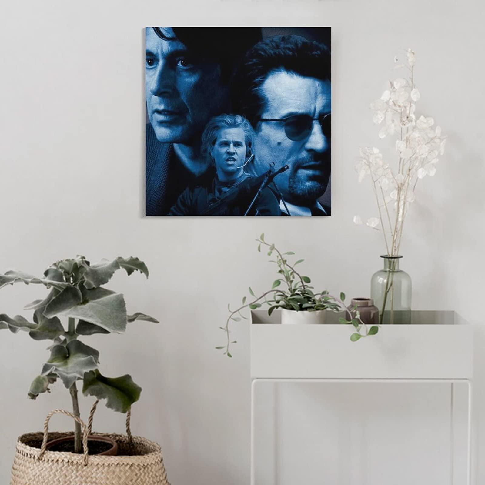 HAUHAU Heat Movie Poster (22) Wall Art Poster Scroll Canvas Painting Picture Living Room Decor Home Framed/Unframed 28x28inch(70x70cm)