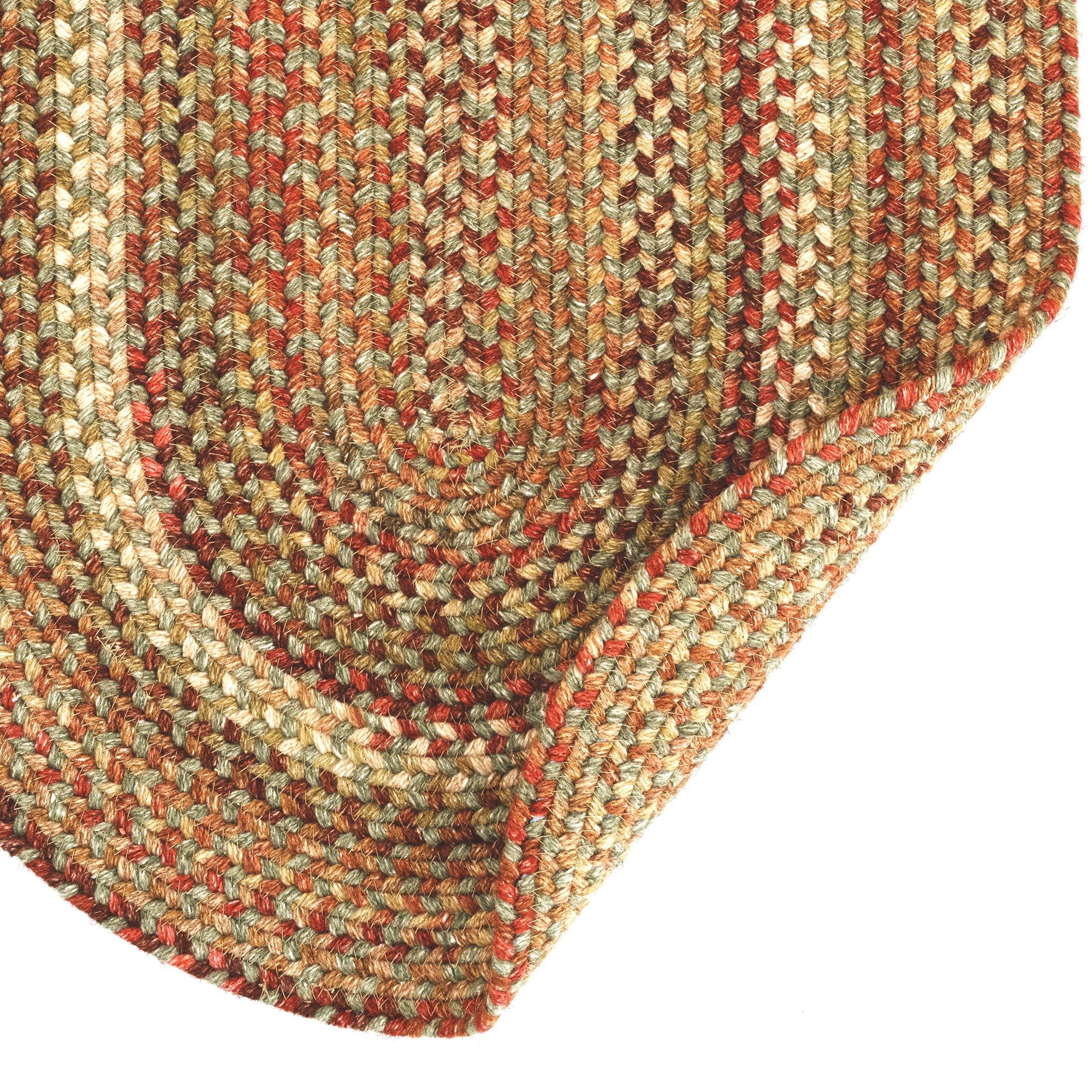 Capel Capel American Heritage Foliage 4' 0" X 6' 0" Oval Braided Rug