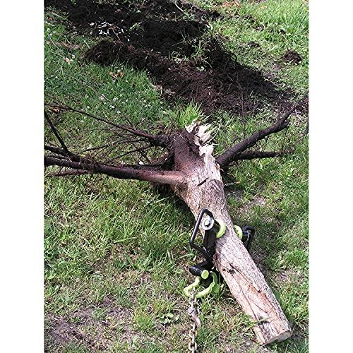 Brush Grubber Brush Grubber BG-11 Xtreme Brush and Tree Stump Puller Remover Tool with No Slip Gripping Teeth, Rotating Grip Pads, and Handles