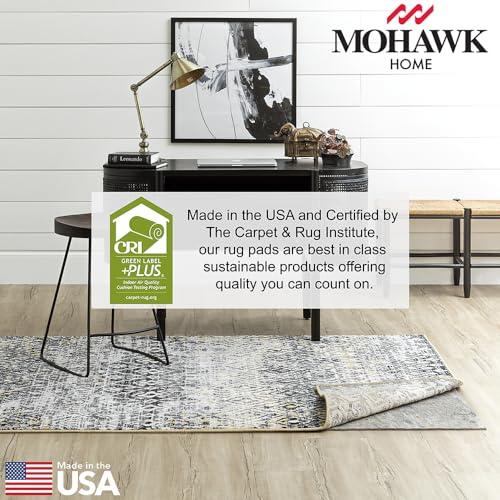 Mohawk Home Mohawk Home 7' 8" x 10' 4" Non Slip Rug Pad Gripper 1/4 Thick Dual Surface Felt + Rubber Gripper - Safe for All Floors