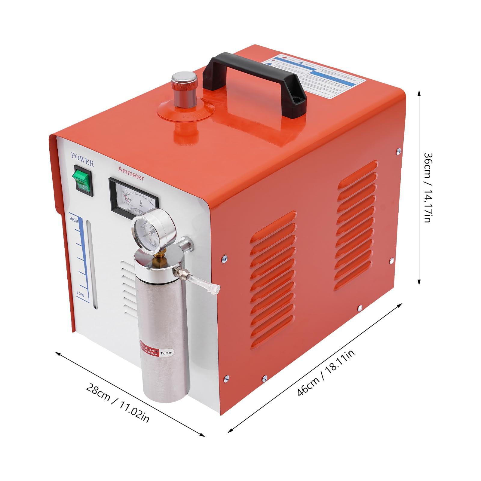 WaShaRoom Flame Generator,Flame Polishing Machine,Welder,Polishing Machine,Portable Acrylic Polisher,200W,0.12Mpa,304 Stainless Steel Red Cleaning Machine Electrolytic Polishing Machine,for Silver,Platinum
