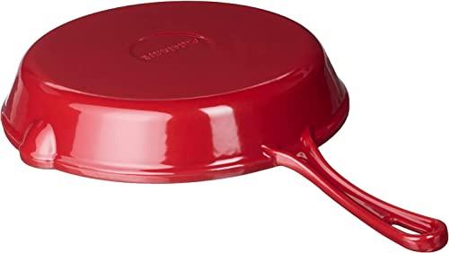 Cuisinart Cuisinart Chef's Classic Enameled Cast Iron 10-Inch Round Fry Pan, Cardinal Red