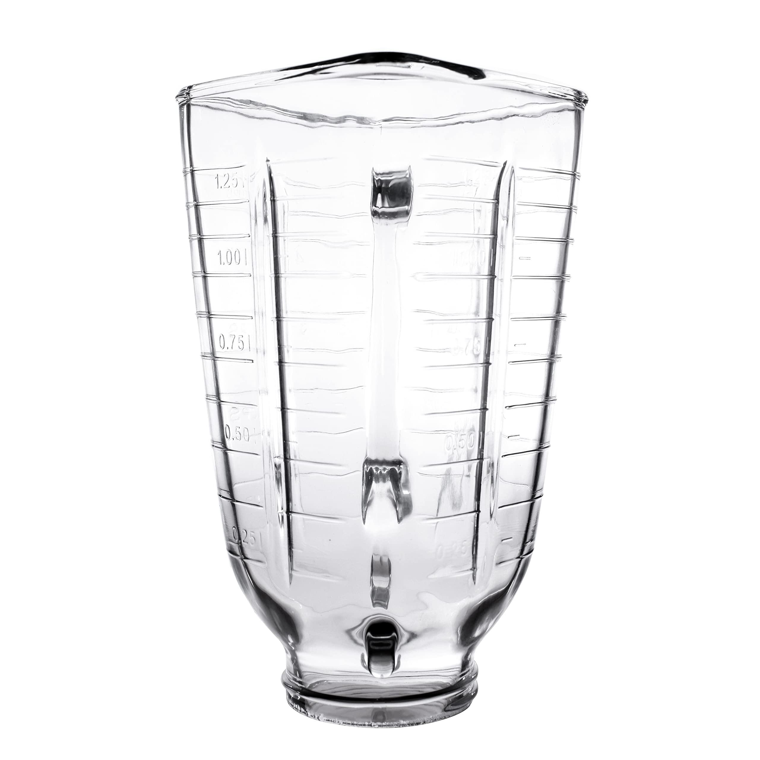 Univen Univen 5 Cup Glass Square Top Blender Jar fits Oster & Osterizer Blenders