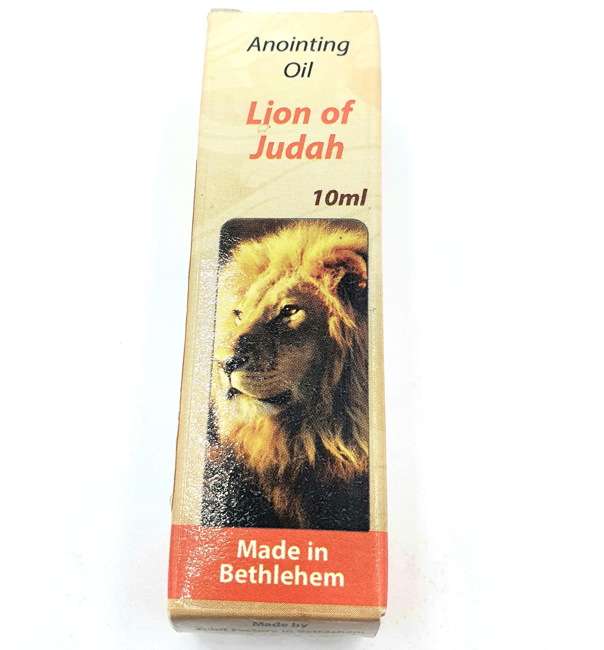 Zuluf Zuluf Lion of Judah Anointing Oil Holy Land Israel - 10ml (.34 fl. oz.) Roll-On Bottle Blessing Anointing Oil Lion of Judah from Israel for Healing and Protection, Home Blessing and Church PER007
