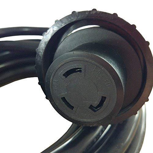 Parkworld Parkworld 692309 RV/Camper/Marine Shore Power 30A Extension Cord, NEMA L5-30 Extension Cord Twist Lock, Female with Locking Ring (25FT)