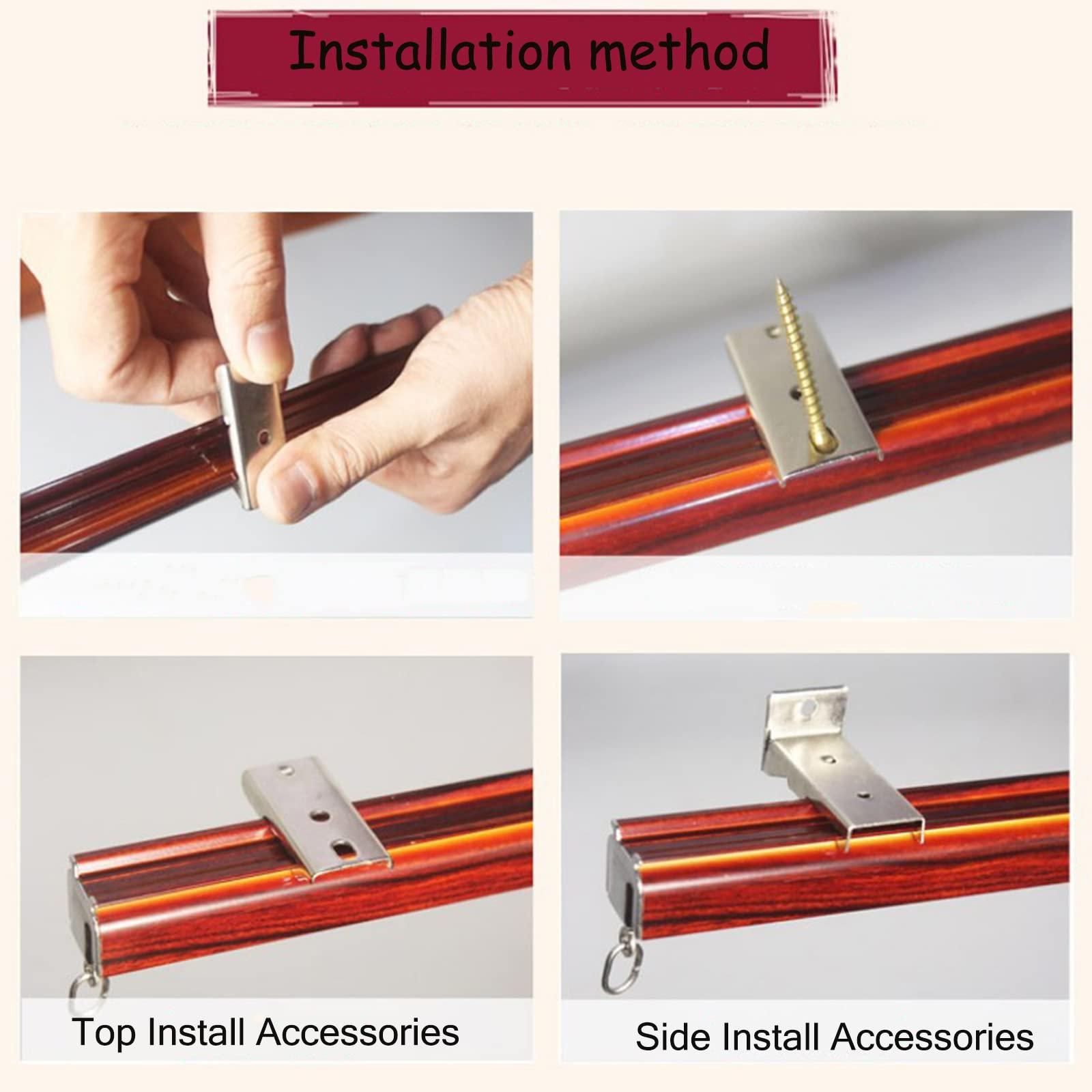 LEOSXA LEOSXA Wood Beaded Curtains Wooden Door Room Divider,Hanging Wooden Beaded Door Curtains,Partition Beads Curtain,Hanging Entrance Partition Curtain,for Room Bedroom,Customizable (30 stran