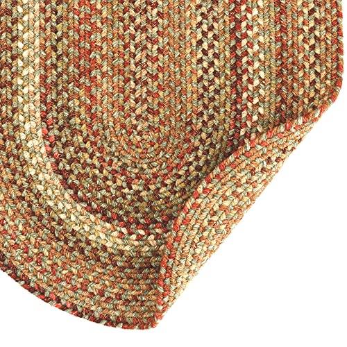 Capel Capel American Heritage Foliage 4' 0" X 6' 0" Oval Braided Rug