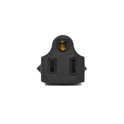 Ceptics Ceptics Schuko Germany, France CEE7/7 Travel Power Plug Adapter Accepts NEMA 5-15R - ETL Certified - Industrial Grade (IG-9)