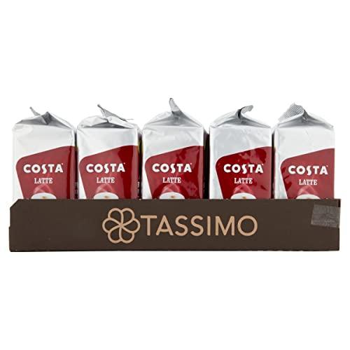 Tassimo Tassimo Costa Latte Coffee Pods x8 (Pack of 5, Total 40 Drinks)