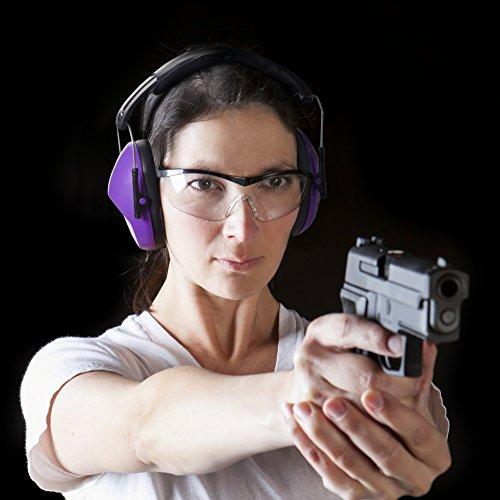 Pro For Sho Pro For Sho 34dB NRR Hearing Protection Ear Muffs - Highest NRR in Compact Design, Noise Cancelling Headphones for Adults and Kids, Sensory Autism Ear Protection for Shooting, Gun Range, Mowing, Work