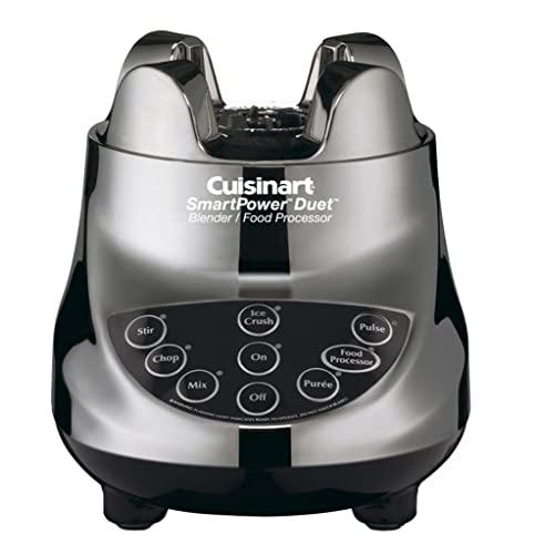 Cuisinart Cuisinart BFP-703BC Smart Power Duet Blender/Food Processor, Brushed Chrome, 3 cup, count of 6