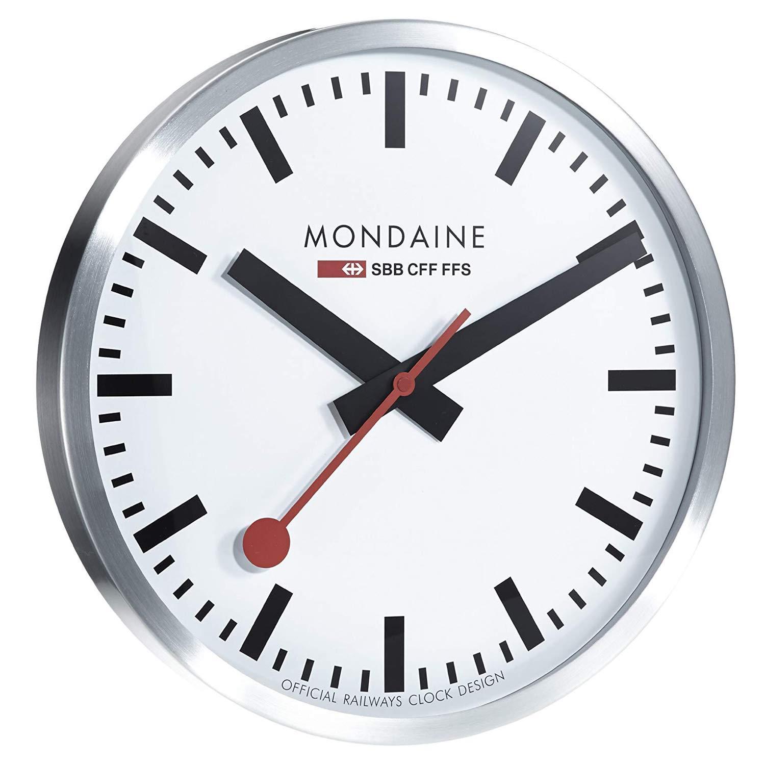 Mondaine Mondaine - Wall Clock - A995.Clock.16SBB - Large White Dial - Wall Clocks - Made in Switzerland