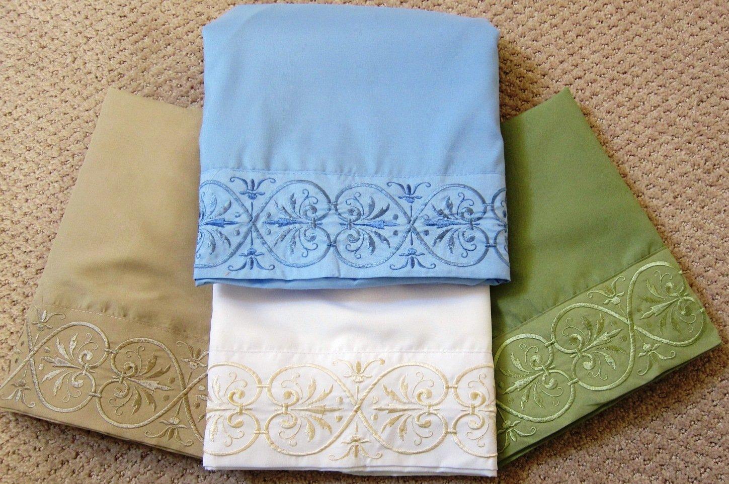 Home Sense Home Sense Luxury Regency Microfiber Embroidered Sheet Set