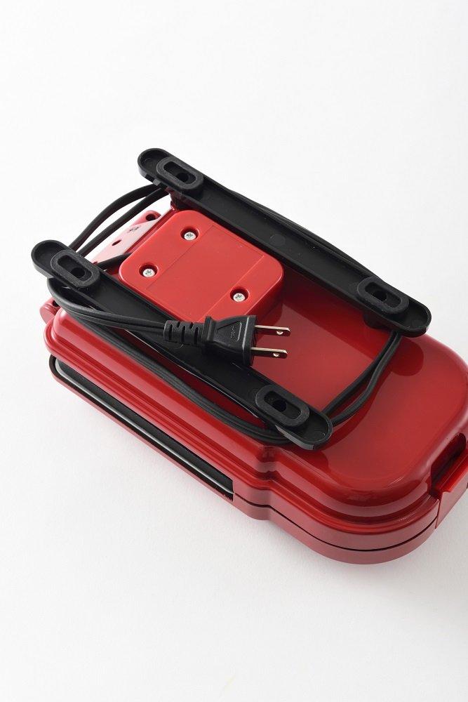 BRUNO BRUNO Hot Sand Maker Japan Domestic genuine productsShips from JAPAN (single+Fishy Plate set of 2, Red)