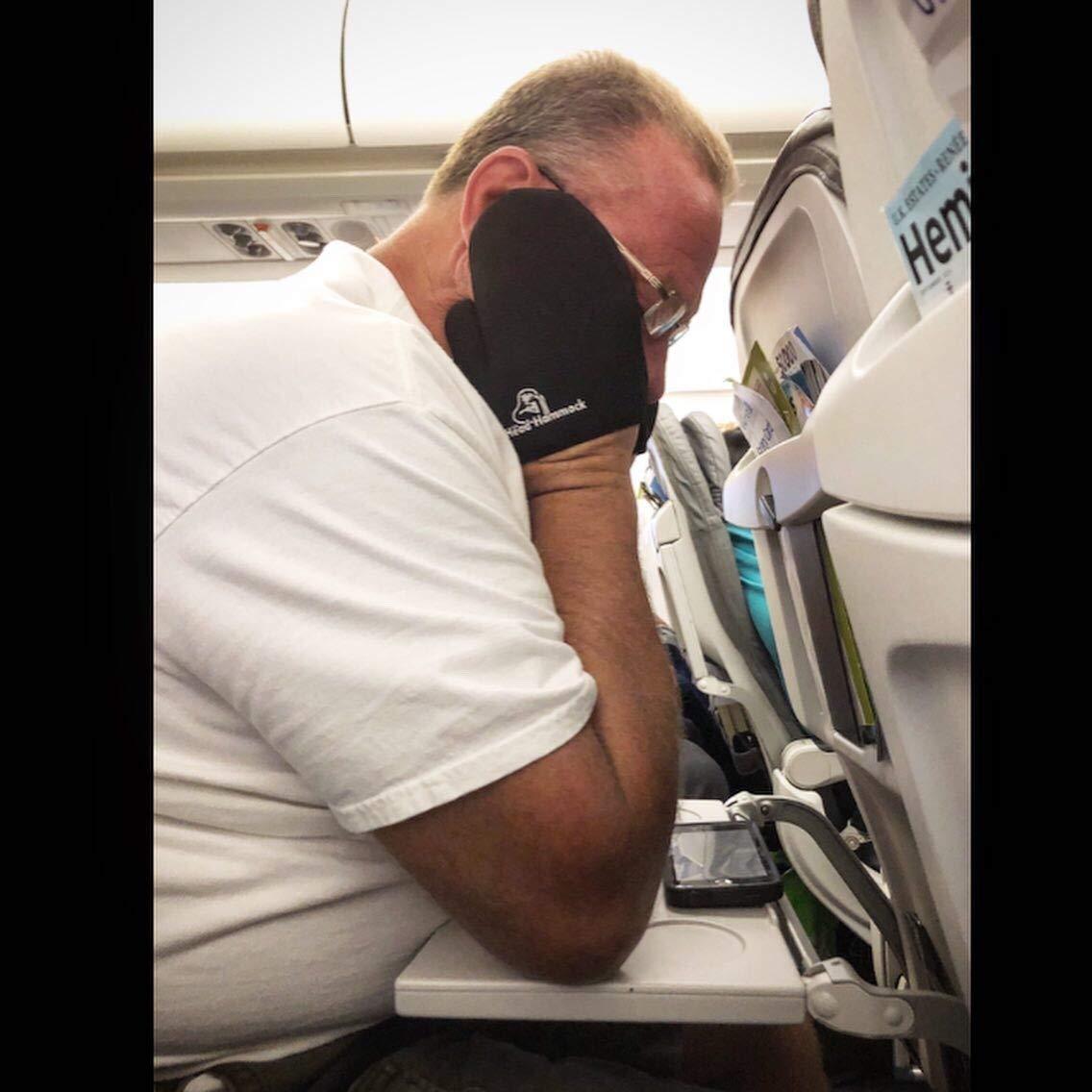 Head Hammock Head Hammock Advanced Travel Neck Pillow Alternative for Airplane, Compact Relaxing Cervical Headrest Modern Nap Accessory Travel Hammock