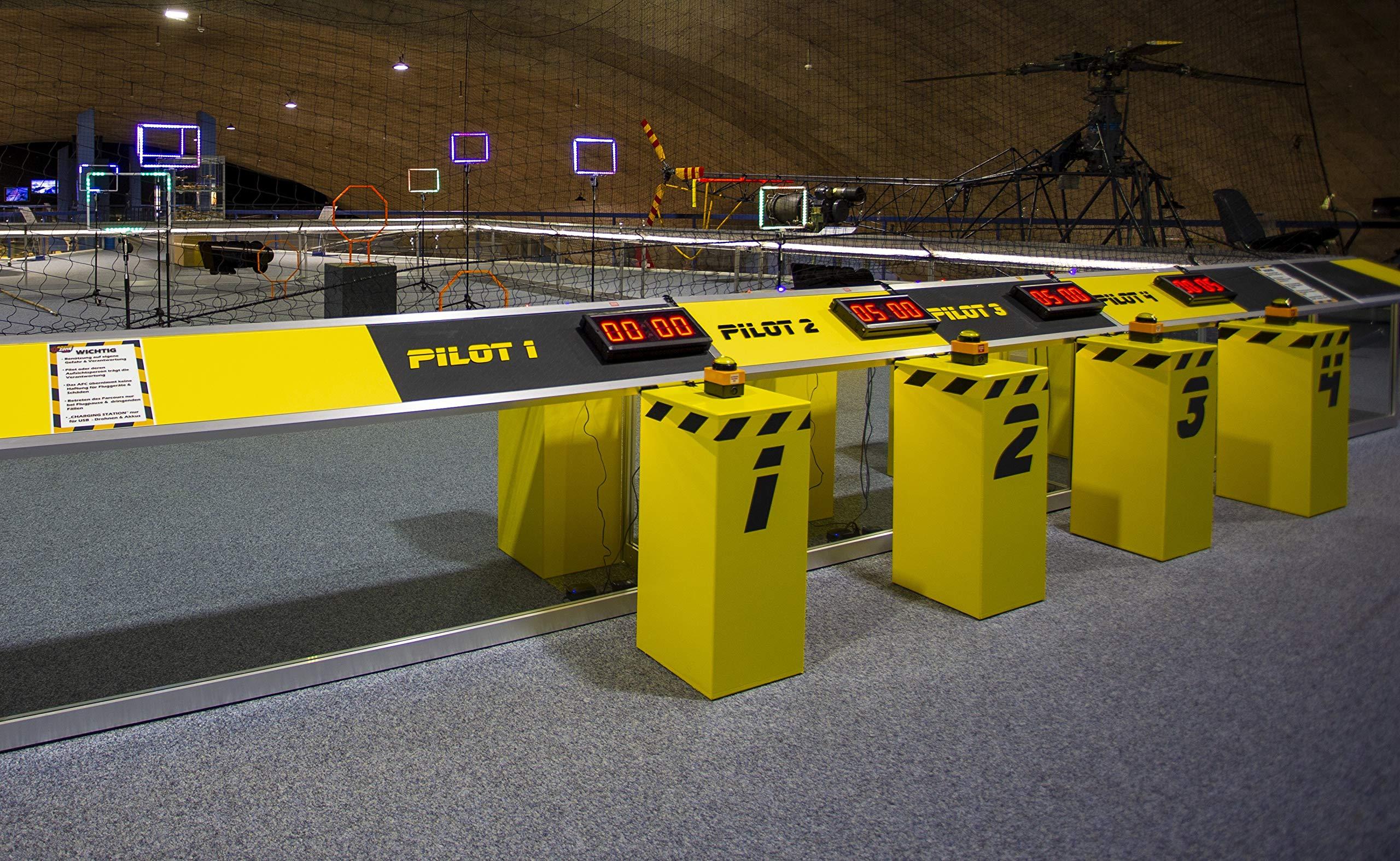 BTBSIGN BTBSIGN 3\'\' Countdown Timer with Wired Button and Remote Drone Racing